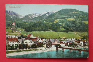 Photo Postcard PC Schwaz / 1905-1925
